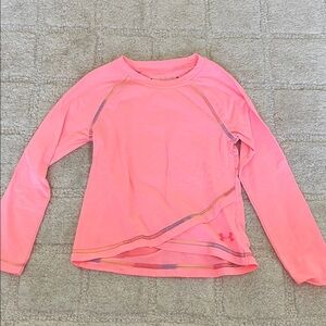 Under Armour Neon Pink Long Sleeve Tee
